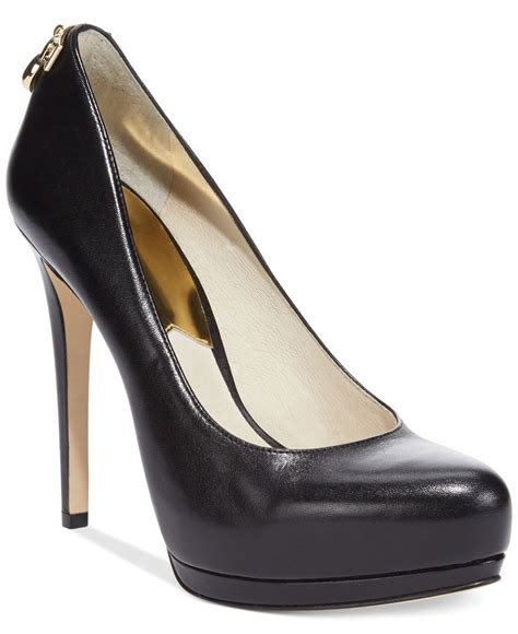 michael kors black high heels.